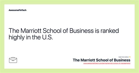 marriott school tuition fee|The Marriott School of Business .